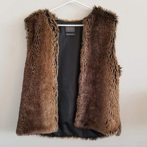 ZARA Man Faux Fur Vest